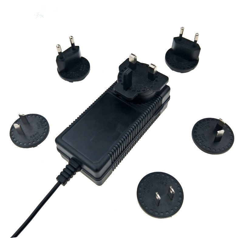 EN62368-1 58V 0.5A Interchangeable Plug AC Adaptor