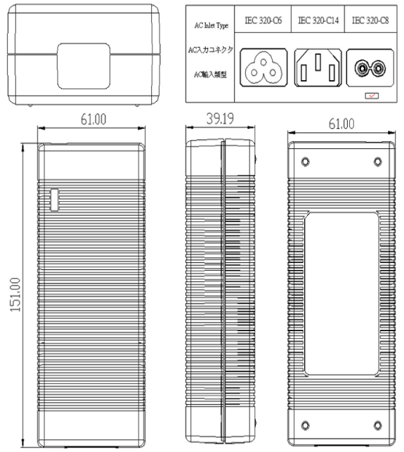 24V 5.5A POWER SUPPLY