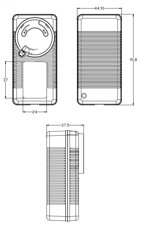 16V 2A Detachable Plug AC/DC Power Adapter